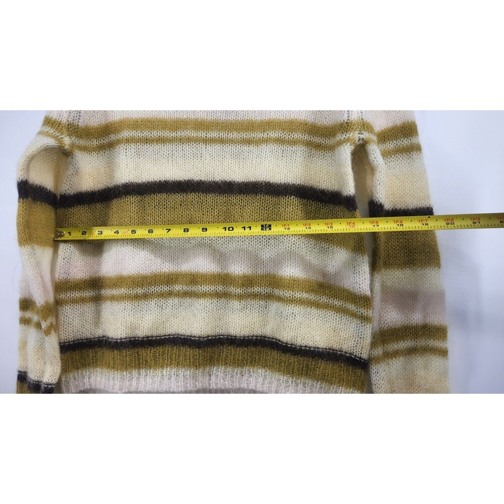 Mango Women's XS Olive Green Semi Transparent Alpaca Sweater NWT‎ - Picture 8 of 9